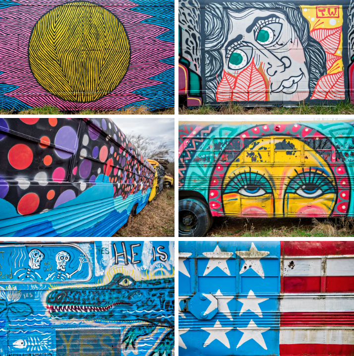 alto georgia painted school buses