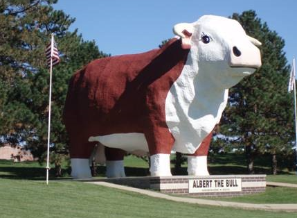 audubon iowa albert the bull