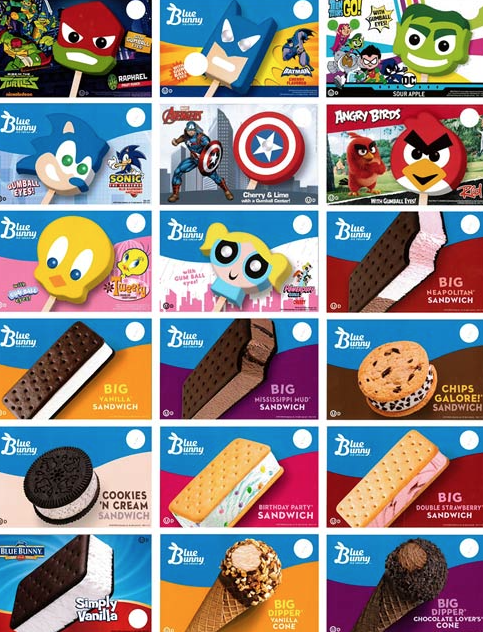 le mars iows blue bunny products ice cream