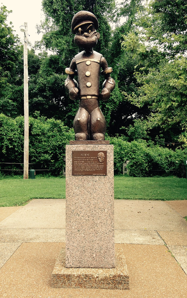 chester illinois popeye statue 