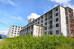 whittier alaska hodge building largest 